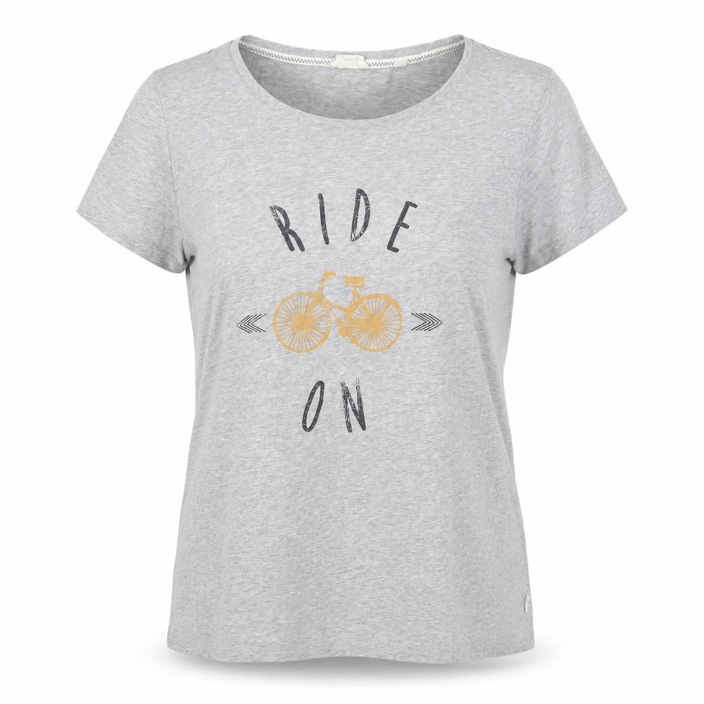 Womens UK Size 12 Fat Face Grey Jersey T-Shirt