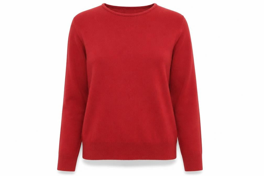 Womens UK Size 10 Debenhams Red Pullover Jumper
