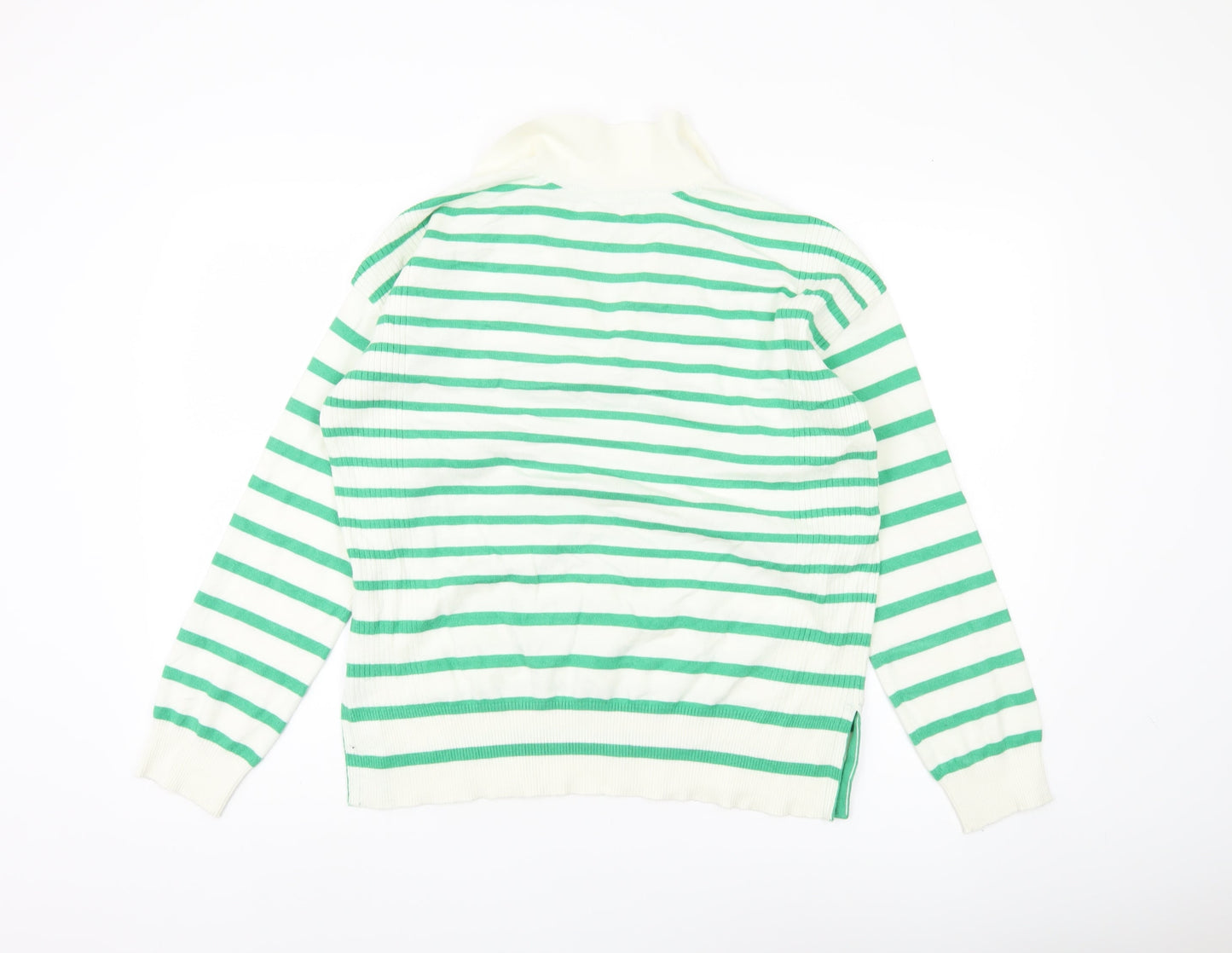 Womens UK Size 12 M&Co Green Jumper Jumper
