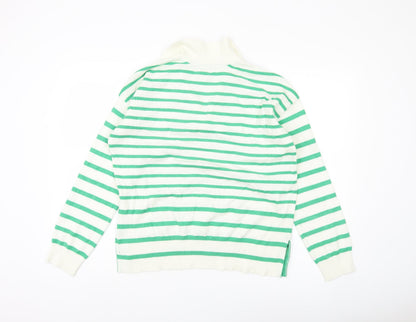 Womens UK Size 12 M&Co Green Jumper Jumper
