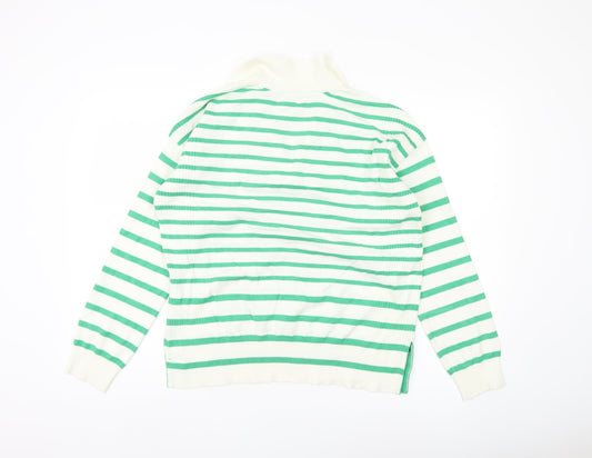 Womens UK Size 12 M&Co Green Jumper Jumper