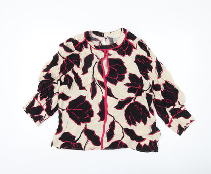 Love & Roses Women's Multicoloured Floral Blouse Size 14