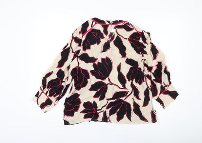 Love & Roses Women's Multicoloured Floral Blouse Size 14