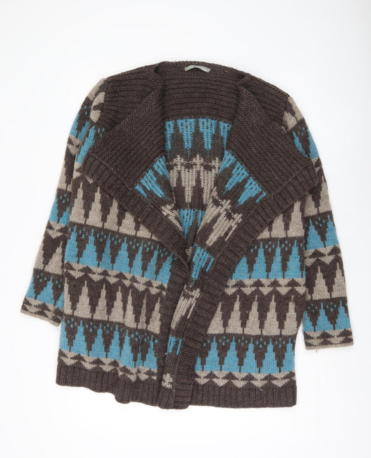 Womens UK Size M Marks and Spencer Multicoloured Cardigan Jumper