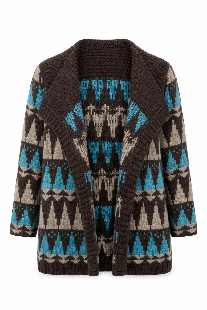 Womens UK Size M Marks and Spencer Multicoloured Cardigan Jumper