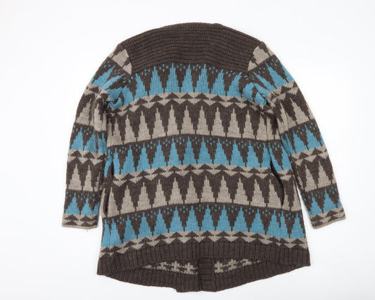 Womens UK Size M Marks and Spencer Multicoloured Cardigan Jumper