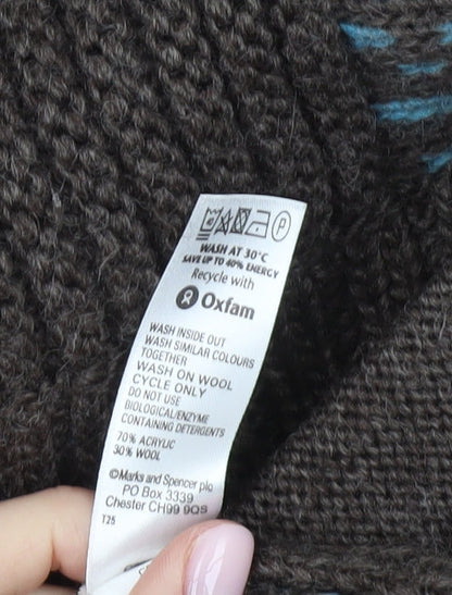 Womens UK Size M Marks and Spencer Multicoloured Cardigan Jumper
