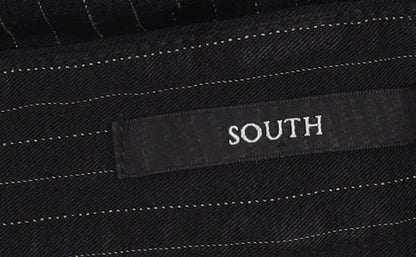 Womens UK Size 20 South Regular Fit Business Formal Black Trousers
