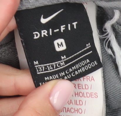 Nike Boys Grey Jogger Trousers M Elastic Waist