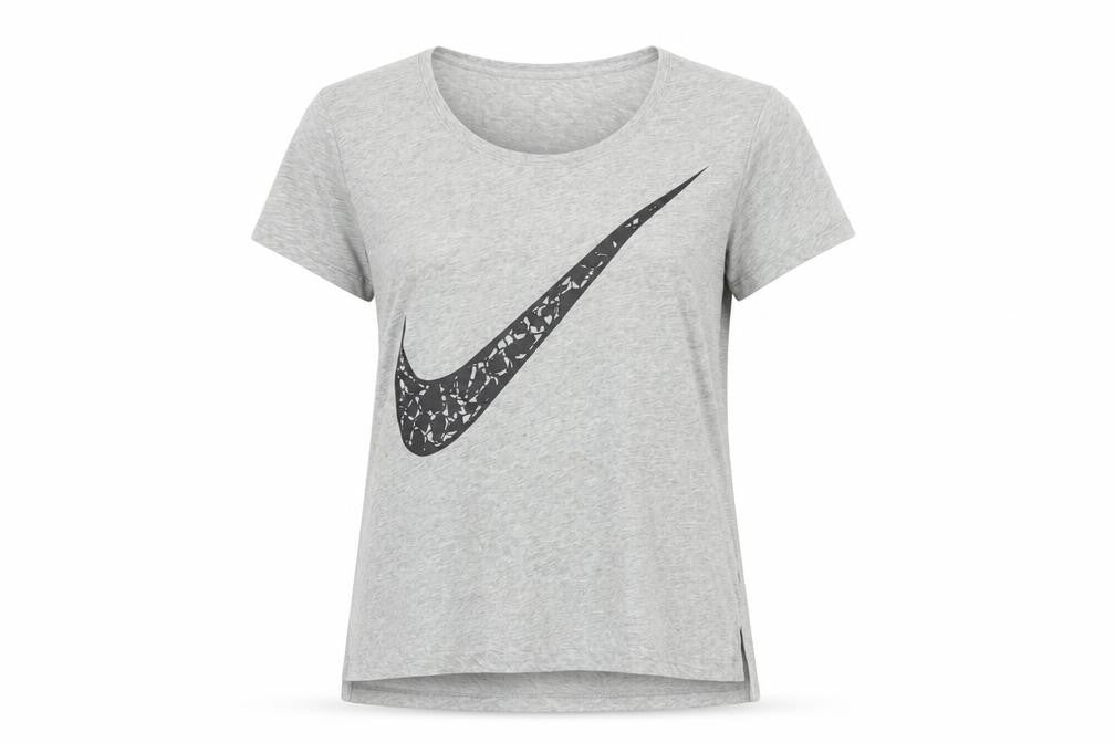 Womens UK Size S Nike Grey  T-Shirt