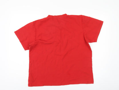 Mens UK Size L Fanatics Red  T-Shirt