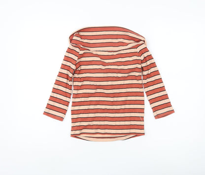 Womens UK Size 10 River Island Multicoloured Basic Blouse