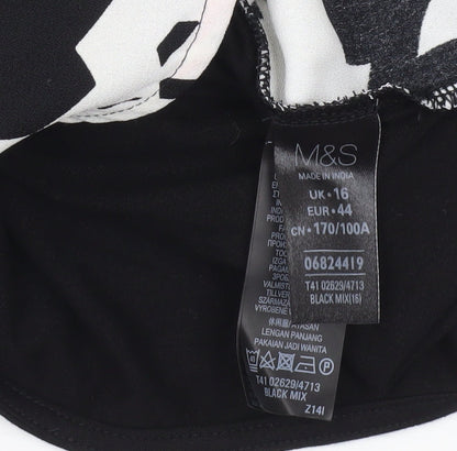 Womens UK Size UK 16 Marks and Spencer Multicoloured  Blouse