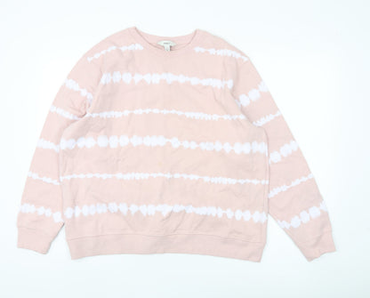 Marks and Spencer Pink Crew Neck Sweatshirt L
