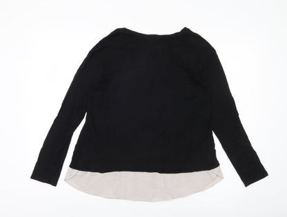 Womens UK Size 12 Marks and Spencer Black  Blouse