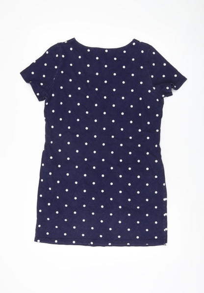 Joules Women's Blue Polka Dot Shift Dress, Size 12