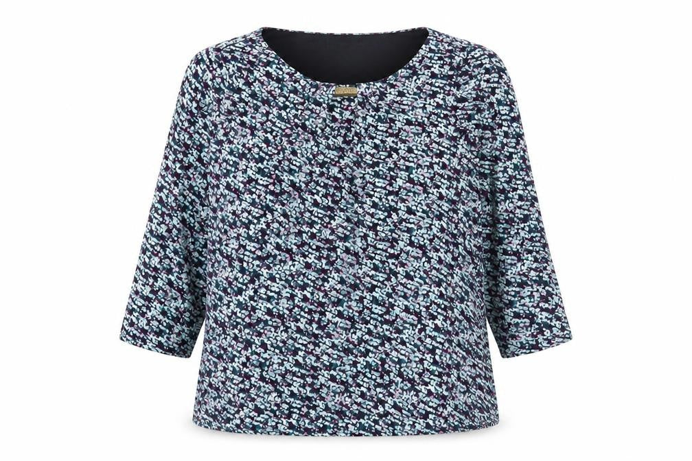 Womens UK Size 14 Marks and Spencer Multicoloured Basic Blouse