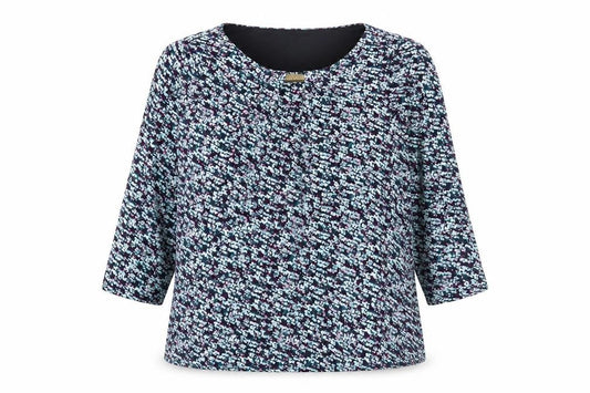 Front view of Marks & Spencer Women's Multicoloured Top UK 14