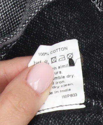 River Island Men's Grey Polo XL