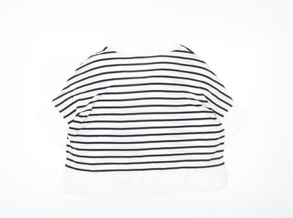 Womens UK Size 8 Zara White  T-Shirt
