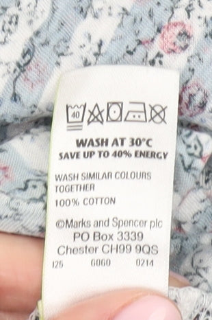 Womens UK Size 18 Marks and Spencer Multicoloured Basic T-Shirt