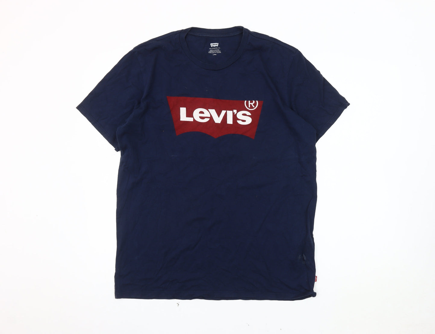Levi's Men's Blue Graphic T-Shirt - Size L