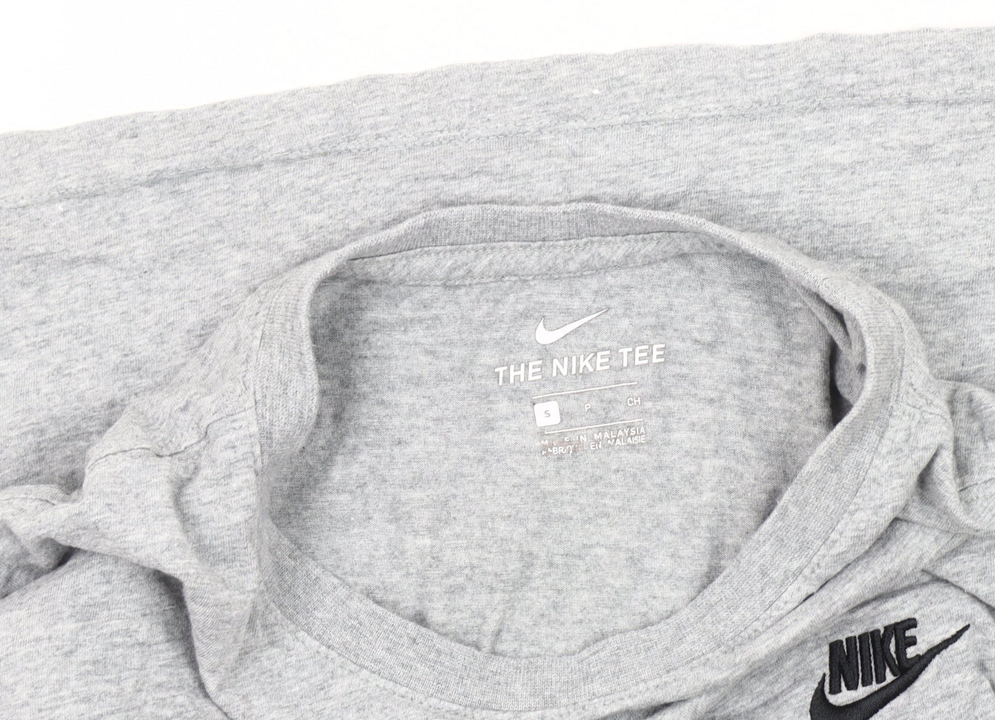 Nike Men's Grey Short Sleeve Crew Neck T-Shirt Size S