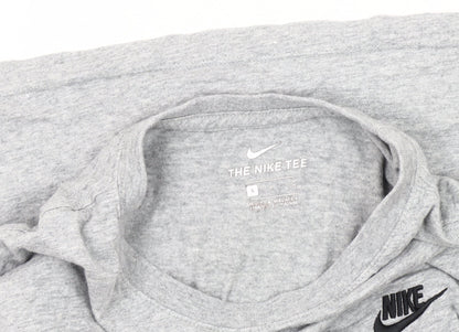 Nike Men's Grey Short Sleeve Crew Neck T-Shirt Size S