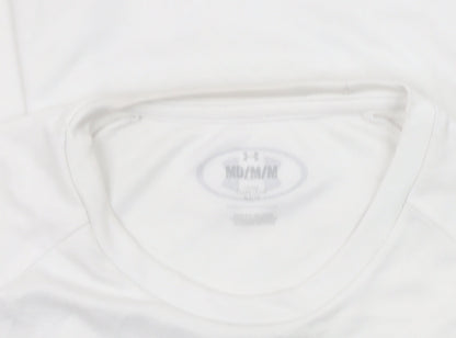 Under Armour Men's White T-Shirt M, Gym Training