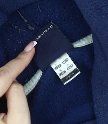 Umbro Men's Blue Pullover Hoodie - Medium