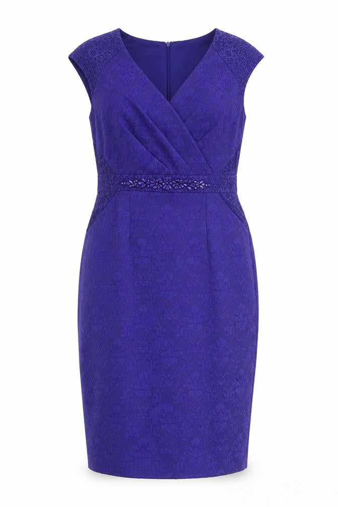 Monsoon Women's Purple Sheath Dress Size 14