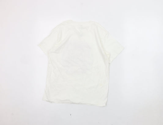 Disney Girls White Lilo & Stitch Birthday T-Shirt M