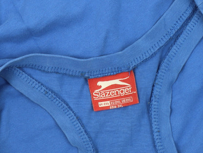 Slazenger Men's Blue 2XL Tank Top Activewear
