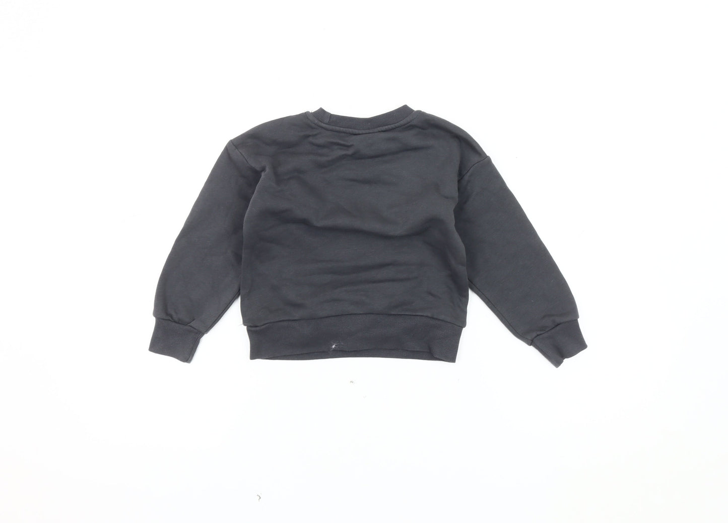 Disney Classics Girls Black Marie Sweatshirt 3-4 Years