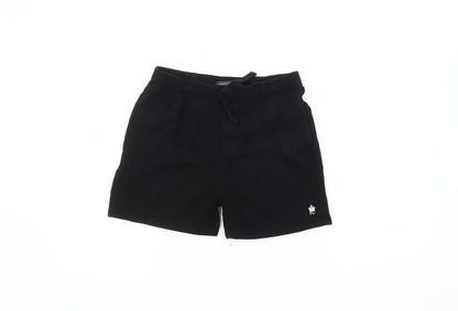 French Connection Boys Black Athletic Shorts 11 Years
