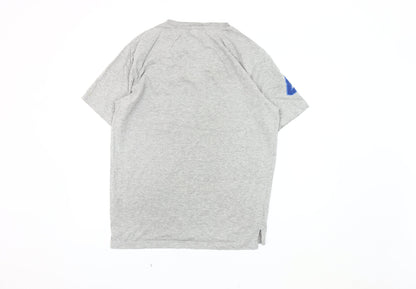 Voi Jeans Men's Grey T-Shirt Short Sleeve Large