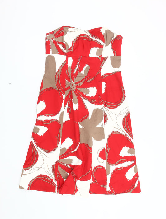 Coast Women's Multicoloured A-Line Floral Dress Size 14