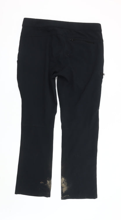 Peter Storm Men's Black Trousers L, Elastic Waist, Casual