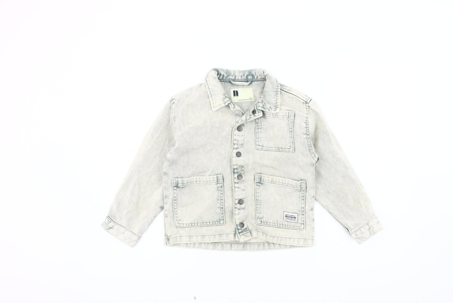Next Boys Grey Denim Jacket, Size 6-7 Years, Casual