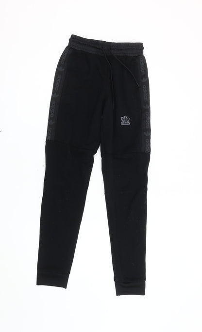 Adidas Men's Black Jogger Trousers XS Gym Wear