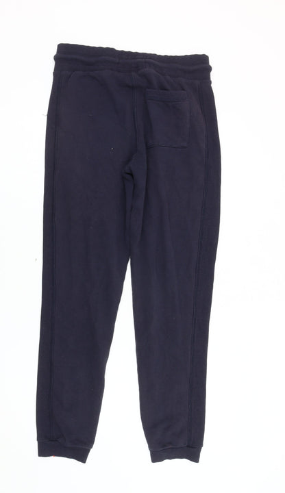 Superdry Men's Blue Jogger Trousers S - Relaxed Fit