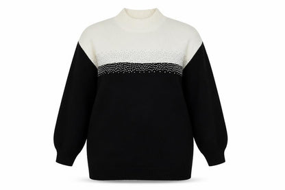 Womens UK Size 18 Roman Black Pullover Jumper