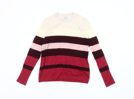 Jigsaw Women's Multicoloured Stripe Wool Jumper, Size S