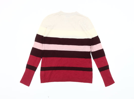 Jigsaw Women's Multicoloured Stripe Wool Jumper, Size S