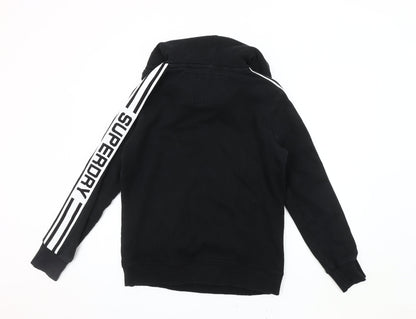 Superdry Women's Black Pullover Hoodie Size 14