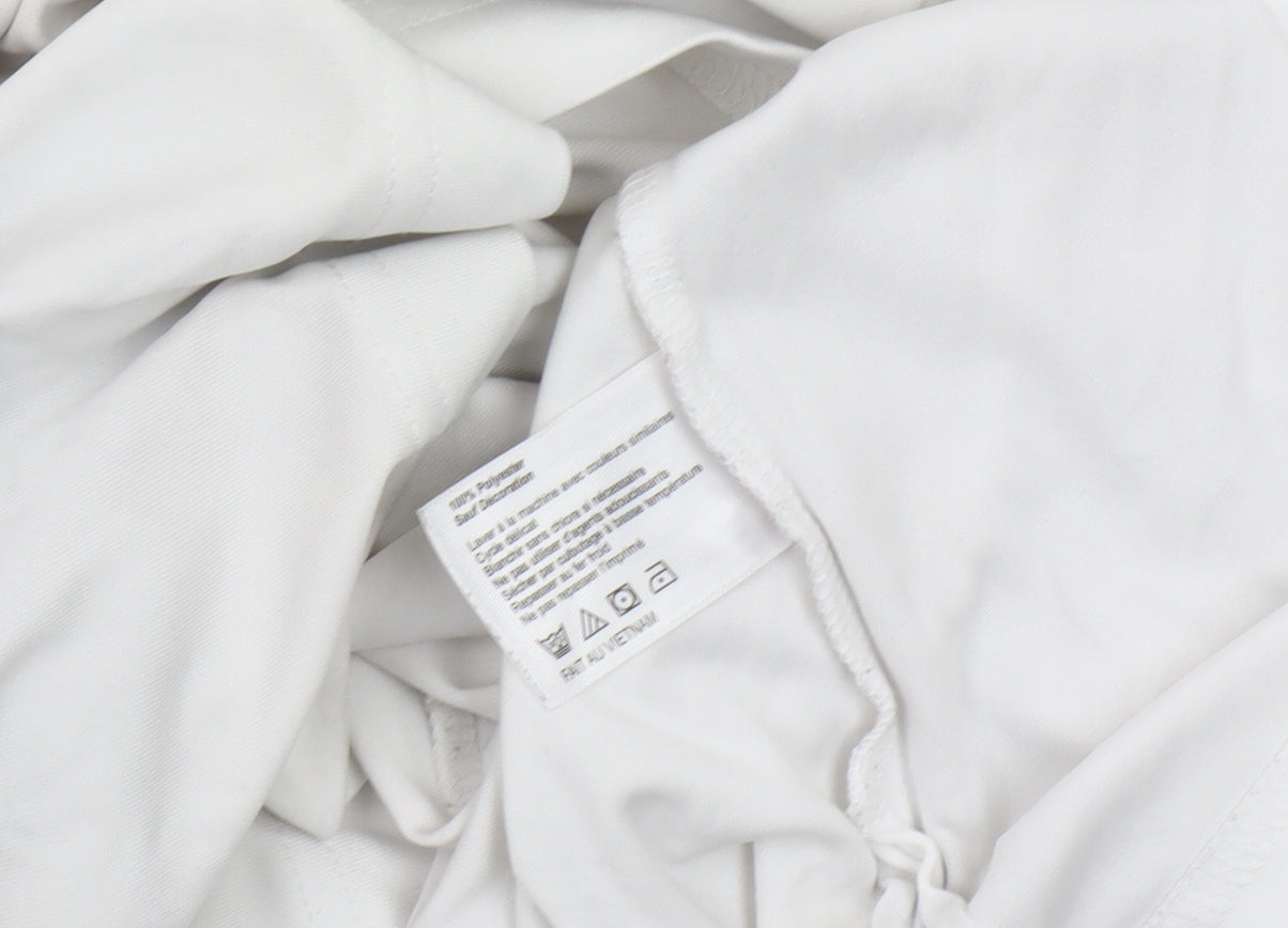 Greg Norman Men's White 2XL Polo Shirt Short Sleeve