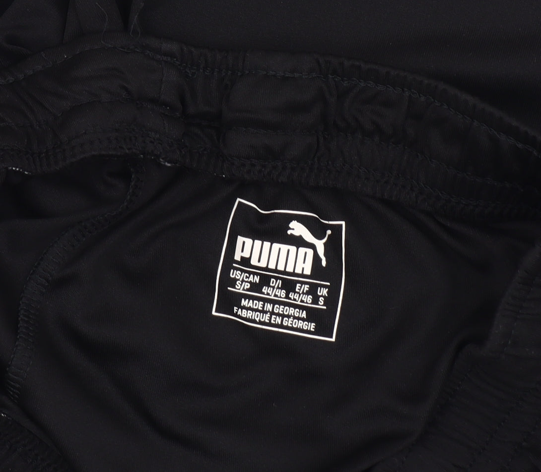 Puma Boys Black Athletic Shorts - Size S, Lightweight for Summer