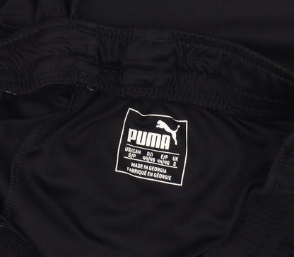 Puma Boys Black Athletic Shorts - Size S, Lightweight for Summer