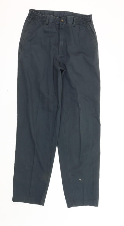 Marks and Spencer Men's Green Trousers L Casual