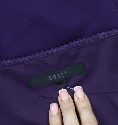 Coast Women's Purple Pencil Dress Size 12